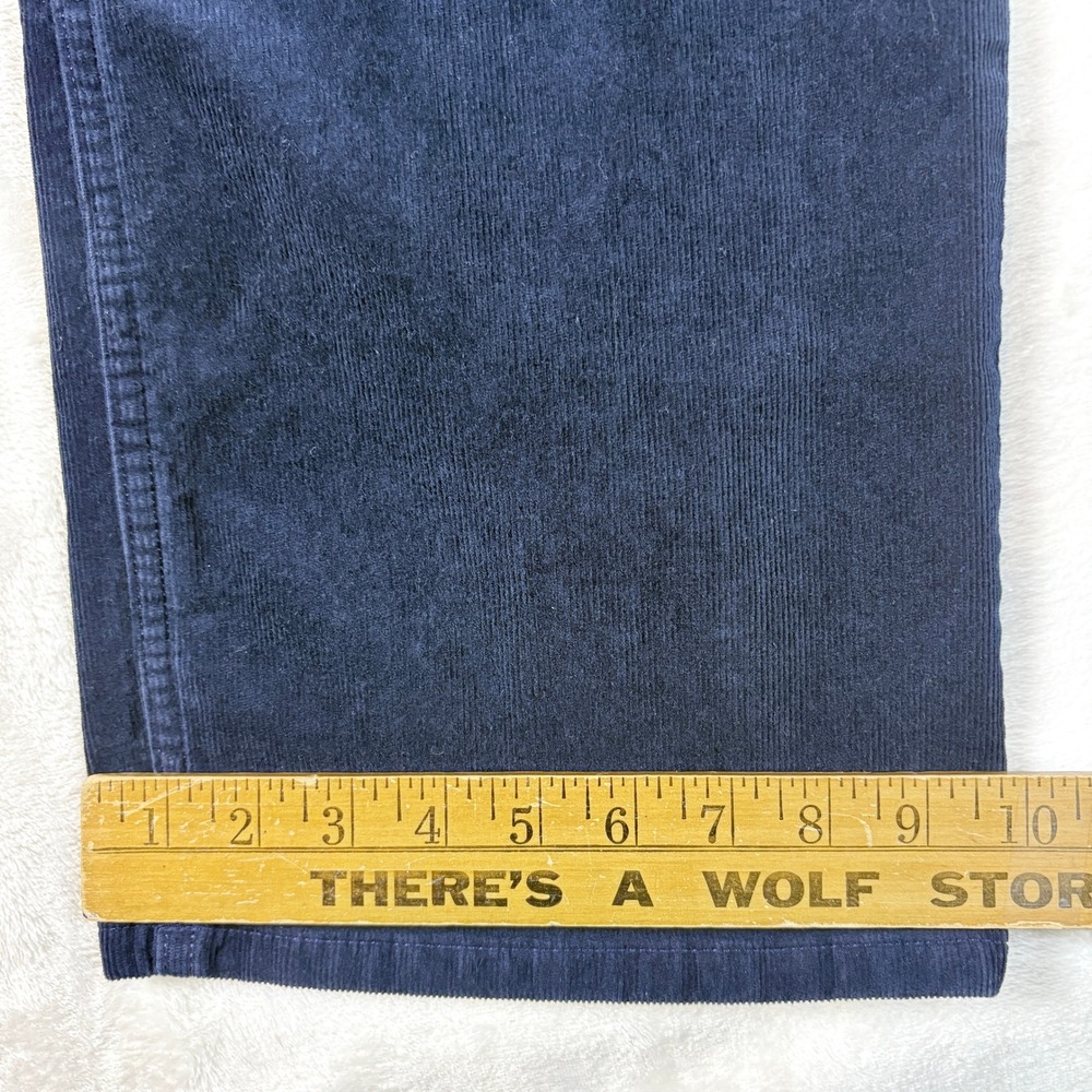 Vineyard Vines Corduroy Pants Womens 35 Navy Blue Excellent Straight Leg Stretch - Picture 6 of 12